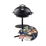 Steba VG 350 BIG Barbecue Säulengrill mit Haube grau